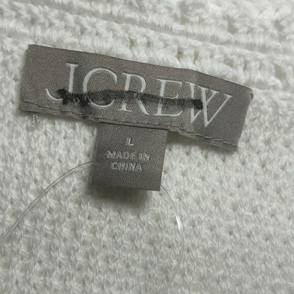 J. Crew Women's Short Sleeve Gold Button Sweater Lady Jacket L Large New - Picture 8 of 11